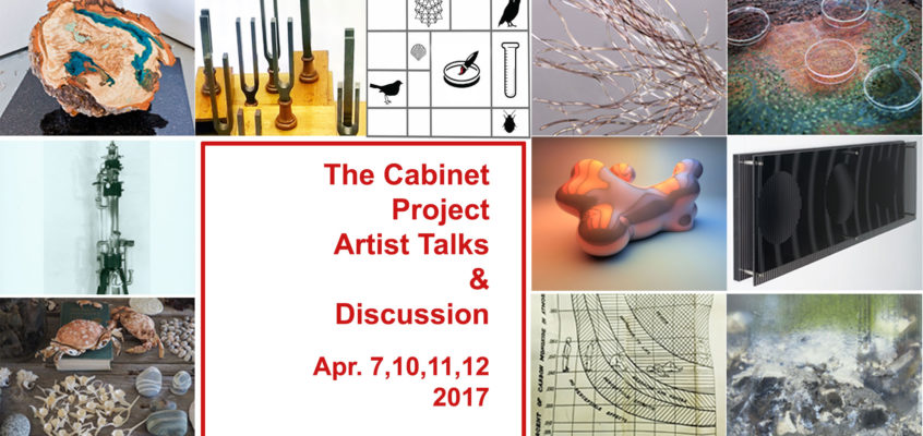 The Cabinet Project Artists Talk series and discussion: April 7, 10, 11, 12