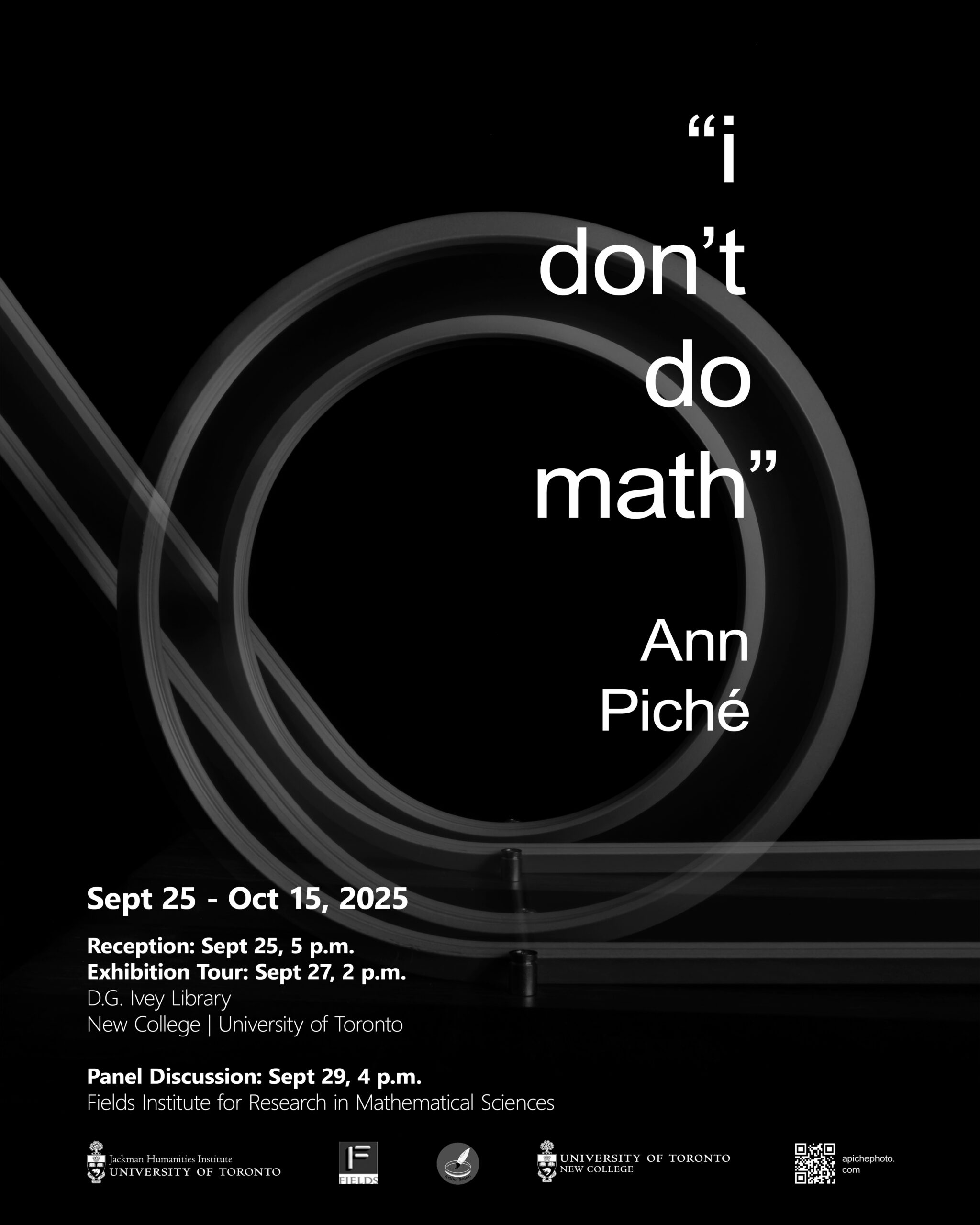 a black and white abstract shape in the shape of a spiral